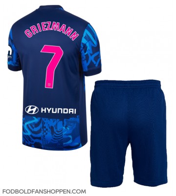 Atletico Madrid Antoine Griezmann #7 Tredjetrøje Børn 2024-25 Kortærmet (+ Korte bukser)